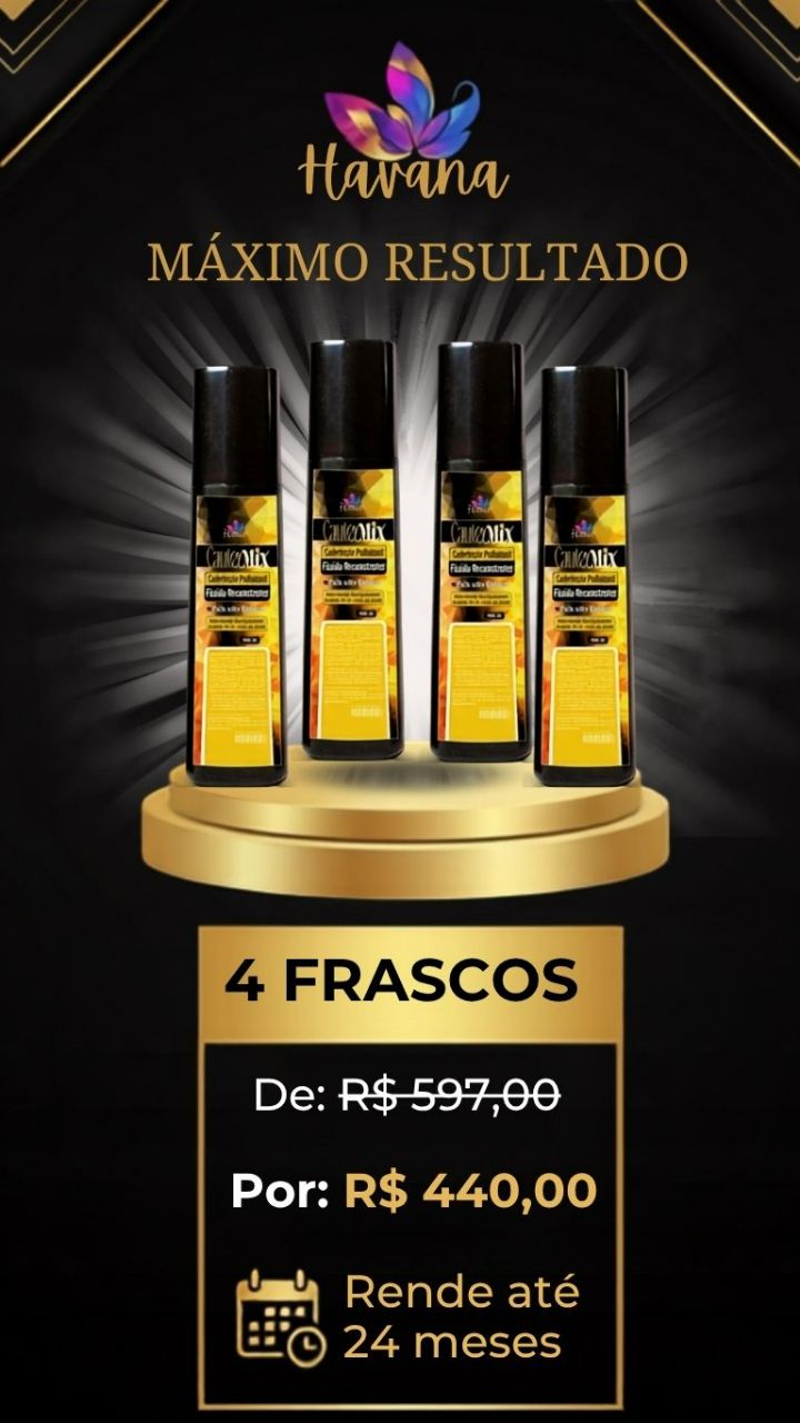 Kit Familiar — 4 Frascos CauterMix