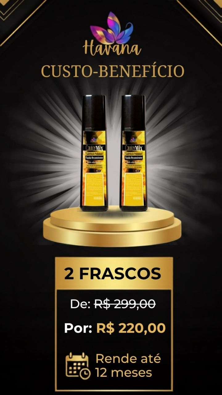 Kit Campeão — 2 Frascos CauterMix